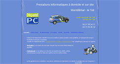 Desktop Screenshot of depannage-pc-montelimar.com
